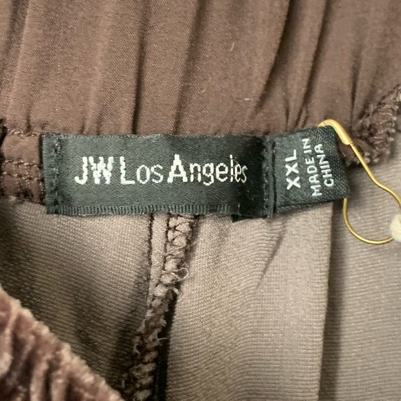 JOHNNY WAS Size XXL Embroidered Velvet Floral Wide Leg Coordinating PullOn Pants - Picture 10 of 12